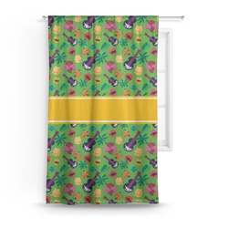 Luau Party Curtain - 50"x84" Panel