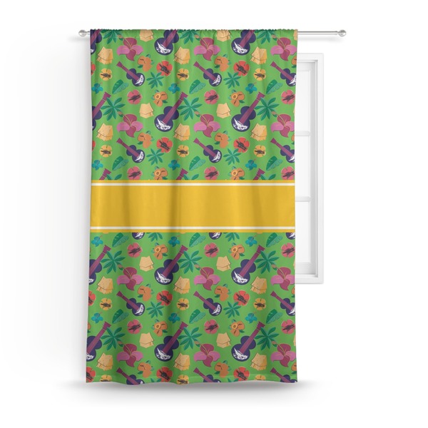 Custom Luau Party Curtain - 50"x84" Panel