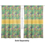 Luau Party Curtain Panel - Custom Size