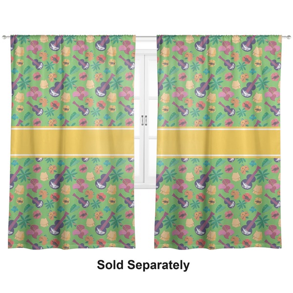 Luau Party Curtains