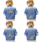 Luau Party Custom Shape Iron On Patches - XXL - APPROVAL