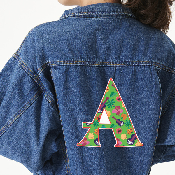 Custom Luau Party Large Custom Shape Patch - 2XL (Personalized)