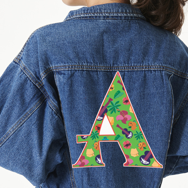 Custom Luau Party Twill Iron On Patch - Custom Shape - 3XL (Personalized)