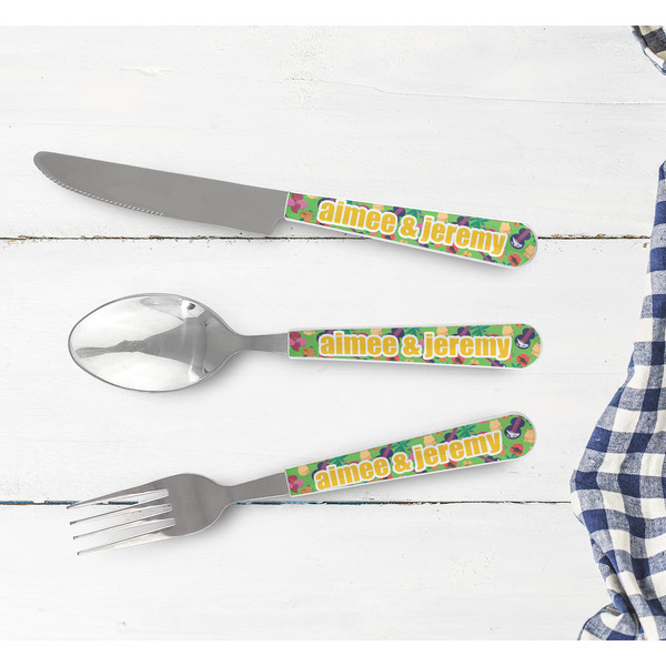 Luau Party Cutlery Set - w/ PLATE