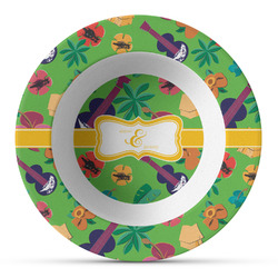 Luau Party Plastic Bowl - Microwave Safe - Composite Polymer (Personalized)