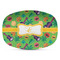 Luau Party Microwave & Dishwasher Safe CP Plastic Platter - Main