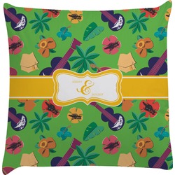 Luau Party Decorative Pillow Case (Personalized)