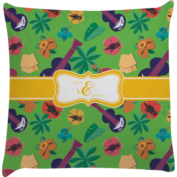 Custom Luau Party Decorative Pillow Case (Personalized)