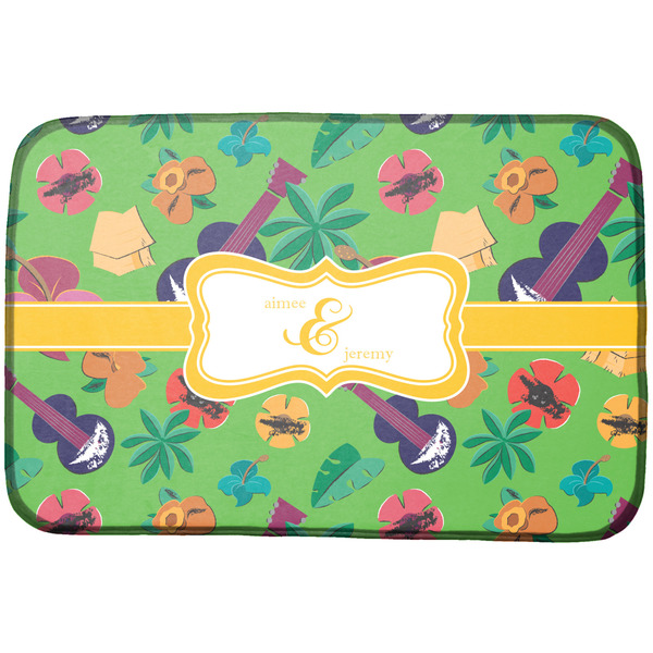Custom Luau Party Dish Drying Mat (Personalized)