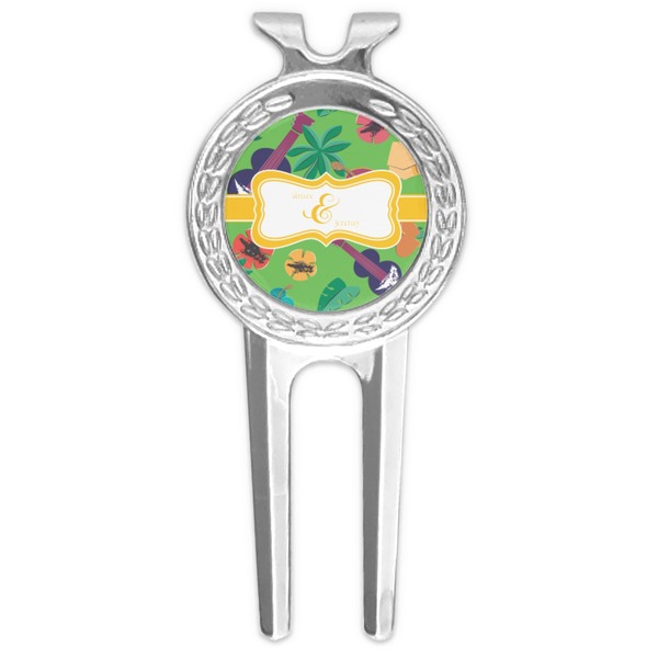 Custom Luau Party Golf Divot Tool & Ball Marker (Personalized)