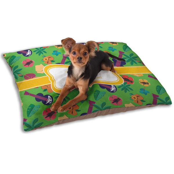 Luau Party Dog Bed - Small LIFESTYLE