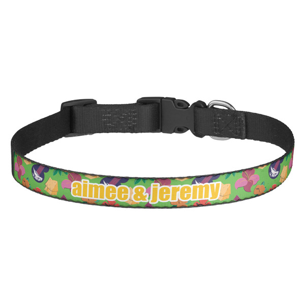 Custom Luau Party Dog Collar (Personalized)