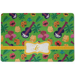 Luau Party Dog Food Mat w/ Couple's Names