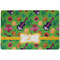 Luau Party Dog Food Mat - Small without bowls