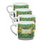 Luau Party Double Shot Espresso Mugs - Set of 4 Front