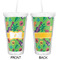 Luau Party Double Wall Tumbler with Straw - Approval