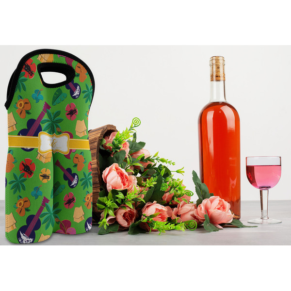 Luau Party Double Wine Tote - LIFESTYLE (new)