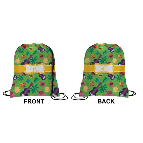 Luau Party Drawstring Backpack