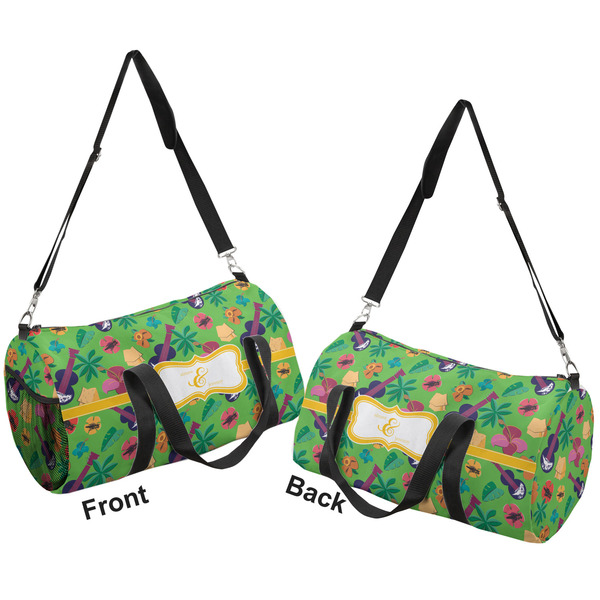 Luau Party Duffle bag large front and back sides