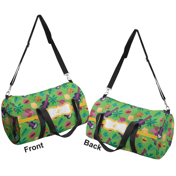 Luau Party Duffle bag small front and back sides