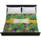 Luau Party Duvet Cover - King - On Bed - No Prop
