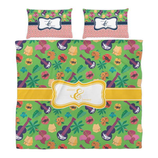 Luau Party Duvet Cover Set - King - Alt Approval