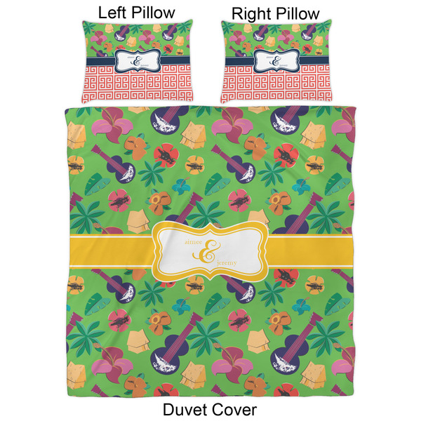 Luau Party Duvet Cover Set - Queen - Approval