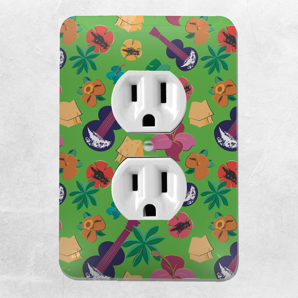 Luau Party Electric Outlet Plate - LIFESTYLE