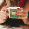 Luau Party Espresso Cup - 6oz (Double Shot) LIFESTYLE (Woman hands cropped)