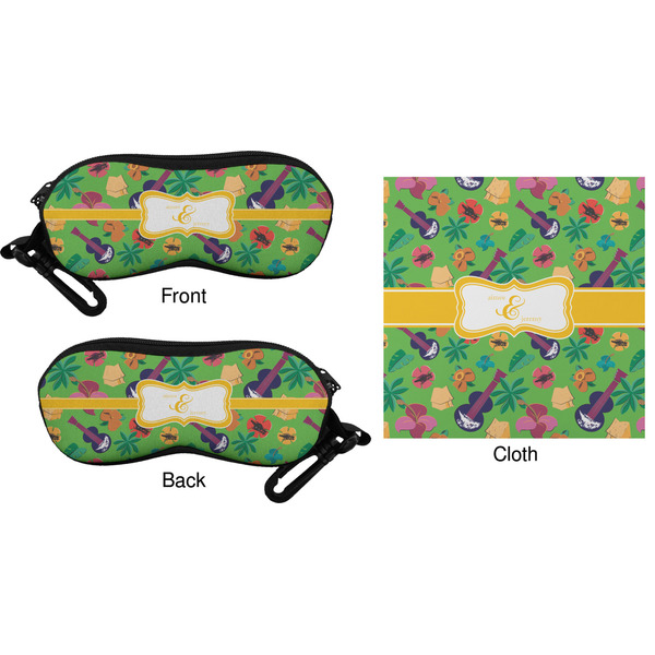Luau Party Eyeglass Case & Cloth (Approval)