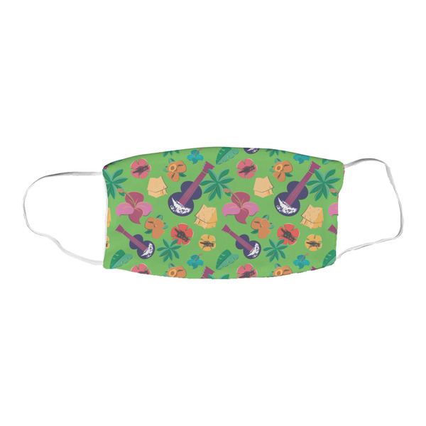 Luau Party Fabric Face Mask