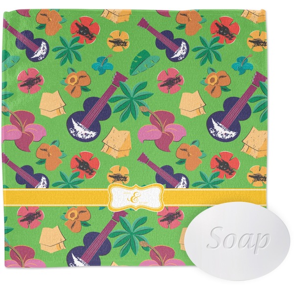 Custom Luau Party Washcloth (Personalized)