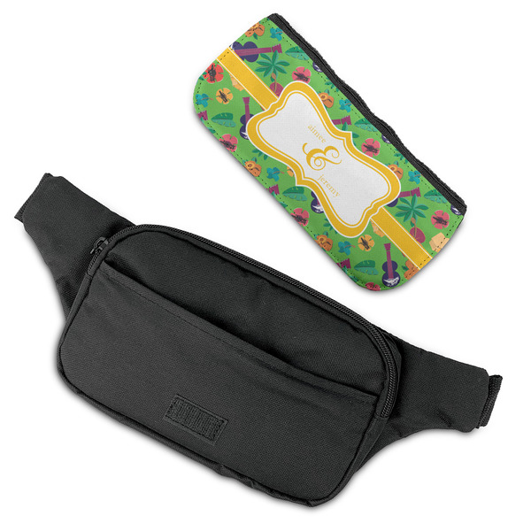 Luau Party Fanny Packs - FLAT (flap off)