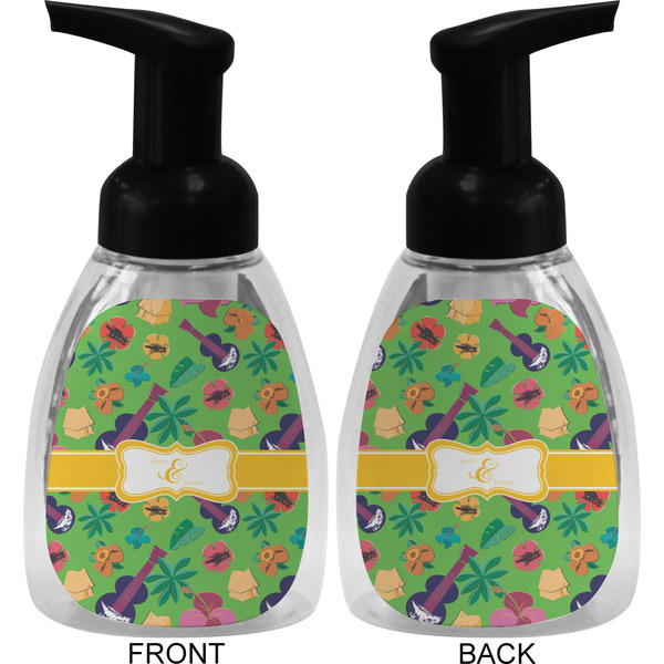 Luau Party Foam Soap Bottle (Front & Back)