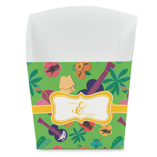 Custom Luau Party French Fry Favor Boxes (Personalized)