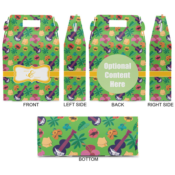 Luau Party Gable Favor Box - Approval