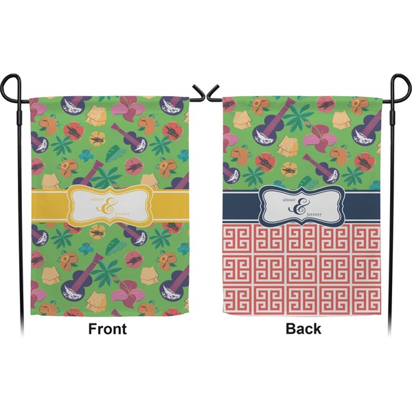 Luau Party Garden Flag - Double Sided Front and Back