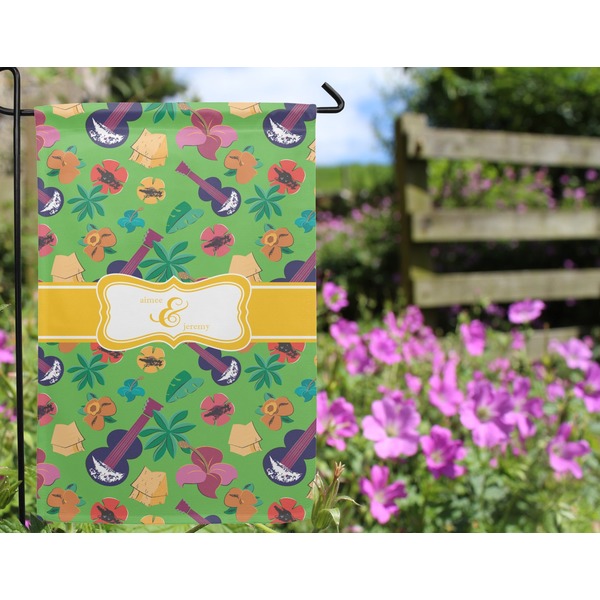 Luau Party Garden Flag - Outside In Flowers