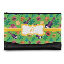 Luau Party Genuine Leather Women's Wallet - Small (Personalized)