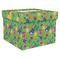 Luau Party Gift Box with Lid - Canvas Wrapped - X-Large (Personalized)