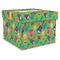 Luau Party Gift Boxes with Lid - Canvas Wrapped - XX-Large - Front/Main