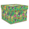 Luau Party Gift Box with Lid - Canvas Wrapped - XX-Large (Personalized)