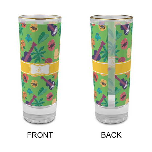 Luau Party Glass Shot Glass - 2 oz - Single - APPROVAL