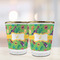 Luau Party Glass Shot Glass - with gold rim - LIFESTYLE