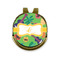 Luau Party Golf Ball Marker - Hat Clip - Gold