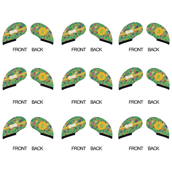Luau Party Golf Club Covers - APPROVAL (set of 9)