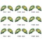 Luau Party Golf Club Covers - APPROVAL (set of 9)