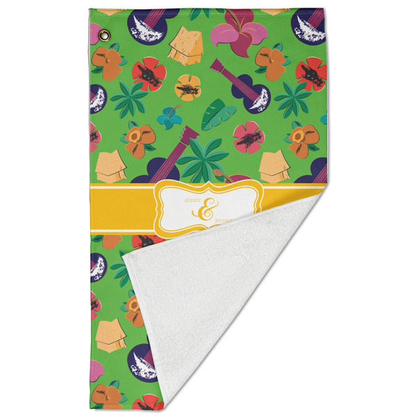 Luau Party Golf Towel - Folded (Large)