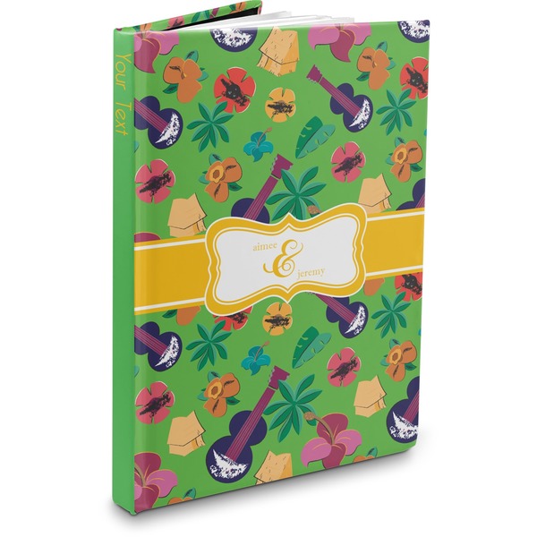 Custom Luau Party Hardbound Journal - 5.75" x 8" (Personalized)