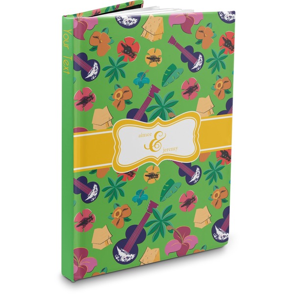 Custom Luau Party Hardbound Journal (Personalized)